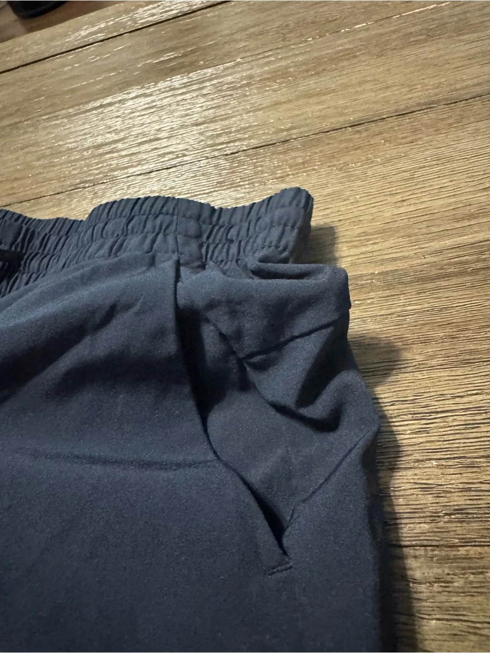 Old Navy Navy Blue Elastic Waist Shorts with Drawstring